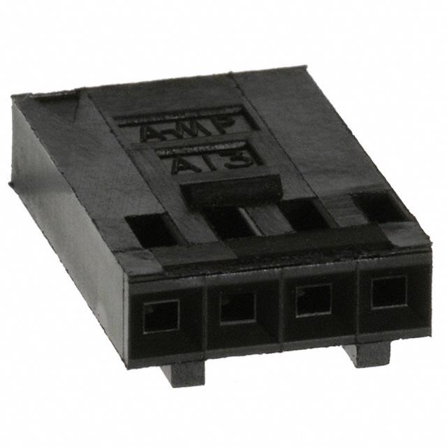 Tyco/Amp 102241-2, 4 Position Crimp Housing Receptacle 2.54mm (10ea/bag) - E&E Trading