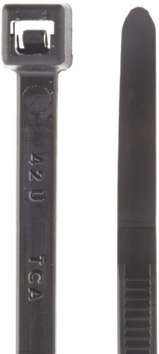 Hellermann Tyton T50L0C2, T50L0M4 Standard Cable Tie, 15.35" Long, 50lb Tensile Strength, Black - E&E Trading