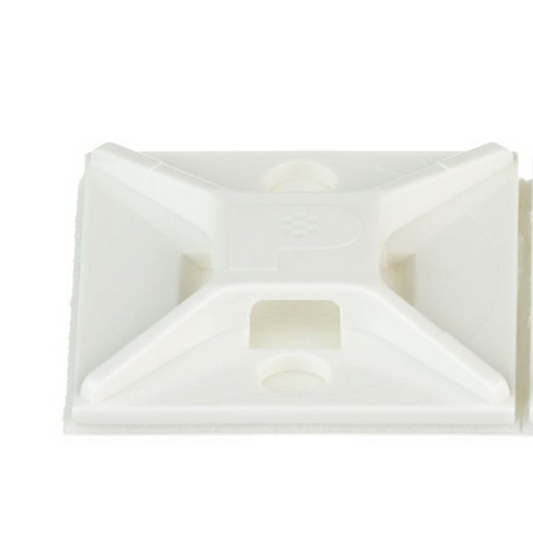 Panduit: ABM2S-A-C, ABM2S-A-D White Cable Tie Mount (100ea/bag) - eandetrading.net