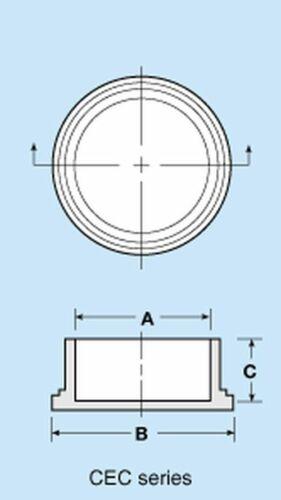 Caplugs CEC-18 Conductive Caps for Threaded Connectors – E&E Trading