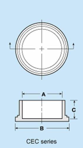 Caplugs CEC-19 Conductive Caps for Threaded Connectors - E&E Trading