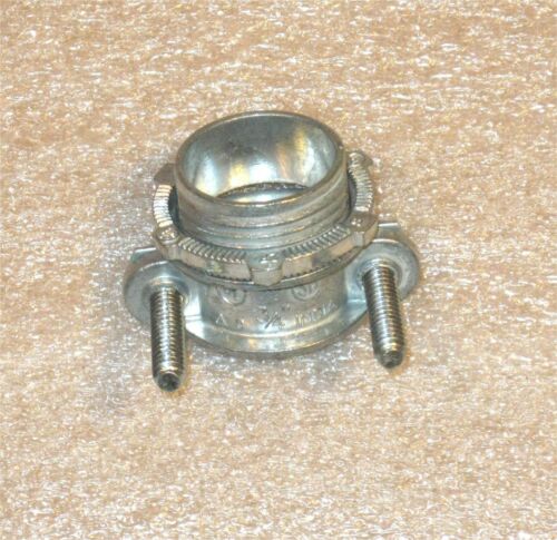 HUBBELL - RACO - 2863 - Oval Round Clamp Type Connector 3/4" Thread Size - Zinc - E&E Trading