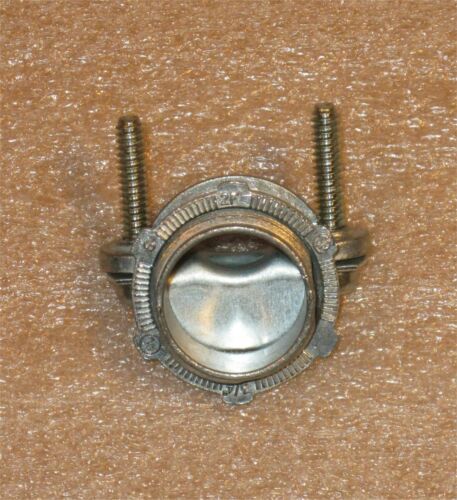 HUBBELL - RACO - 2863 - Oval Round Clamp Type Connector 3/4" Thread Size - Zinc - E&E Trading