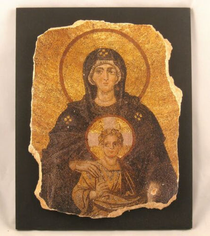 Icon Orthodox The Virgin & Child from Hagia Sophia- RARE Medium Replica #03-01 - E&E Trading