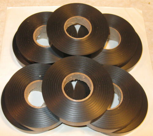 Military Grade Electrical Tape 7mil 3/4" 108FT/ROLL - BLACK (3M 1700 Cross) - E&E Trading