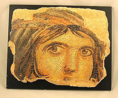 Icon Gypsy Girl (Gaea) in Zeugma Mosaics- RARE Medium Replica #06-01 - E&E Trading