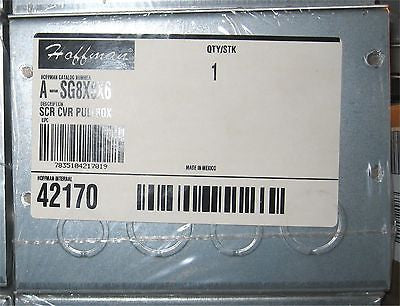 Hoffman: A-SG8X8X6 - Type 1 Screw-Cover Electrical Pull Box - E&E Trading