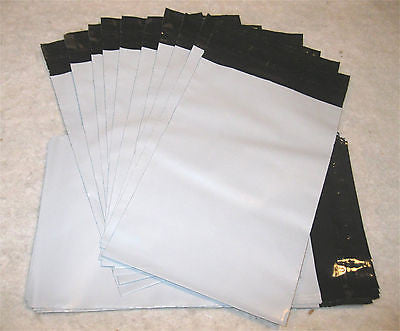 6x9 White Poly 2mil Plastic Self Seal Mailer Bag #1, Water Resistant - E&E Trading