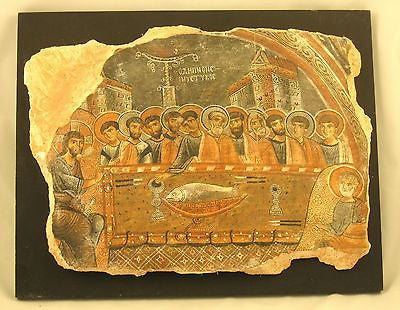 Icon Orthodox The Last Supper from Dark Church- RARE Medium Replica #08-01 - E&E Trading