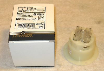 Leviton: 2416 - 20 Amp, 125/250V, NEMA L14-20R, 3P, 4W, Flanged Outlet - eandetrading.net