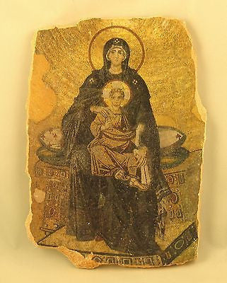 Icon Orthodox The Virgin & Child from Hagia Sophia- RARE Medium Replica #30-02 - E&E Trading