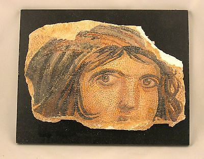 Icon Gypsy Girl (Gaea) in Zeugma Mosaics- RARE Small Replica #06-11 - E&E Trading