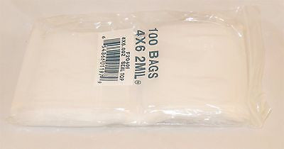 4"X6" 2 Mil Poly Clear Reclosable Ziploc Bags - E&E Trading