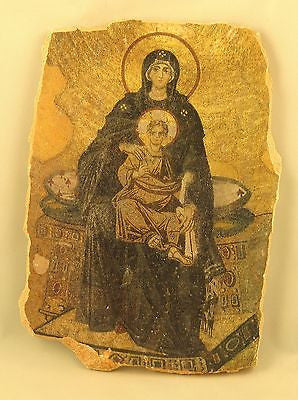 Icon Orthodox The Virgin & Child from Hagia Sophia- RARE Medium Replica #30-02 - E&E Trading