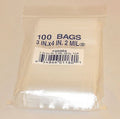 3"X4" 2 Mil Poly Clear Reclosable Ziploc Bags - E&E Trading