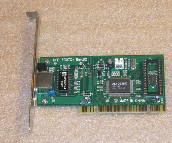 D-Link DFE-530TX Rev D2 PCI 10/100 Mbps fast ethernet NIC - E&E Trading