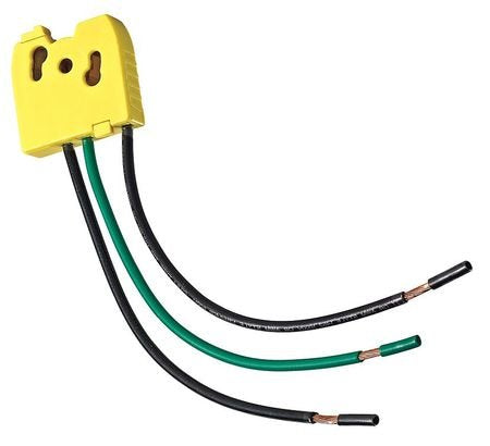 Leviton MSPSW-ST Wiring Module for Lev-Lok 1-Pole Toggle Switches, 20A, Yellow - eandetrading.net