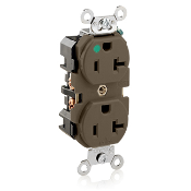 Leviton: 8300-H, 20 Amp, 120 Volt, NEMA 5-20R, 2P, 3W, Hospital Grade - eandetrading.net