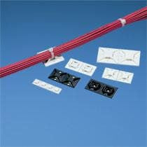 Panduit: ABM2S-AT-C0, ABM2S-AT-M0 Black Cable Tie Mount (100ea/bag) - eandetrading.net