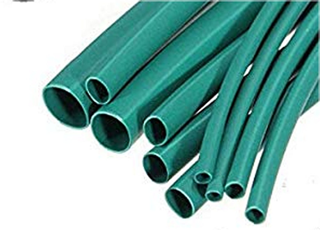M23053/5-102-5,M23053/5-302-5,1/16" Polyolefin 2:1 Green Heat Shrink Tubing - E&E Trading