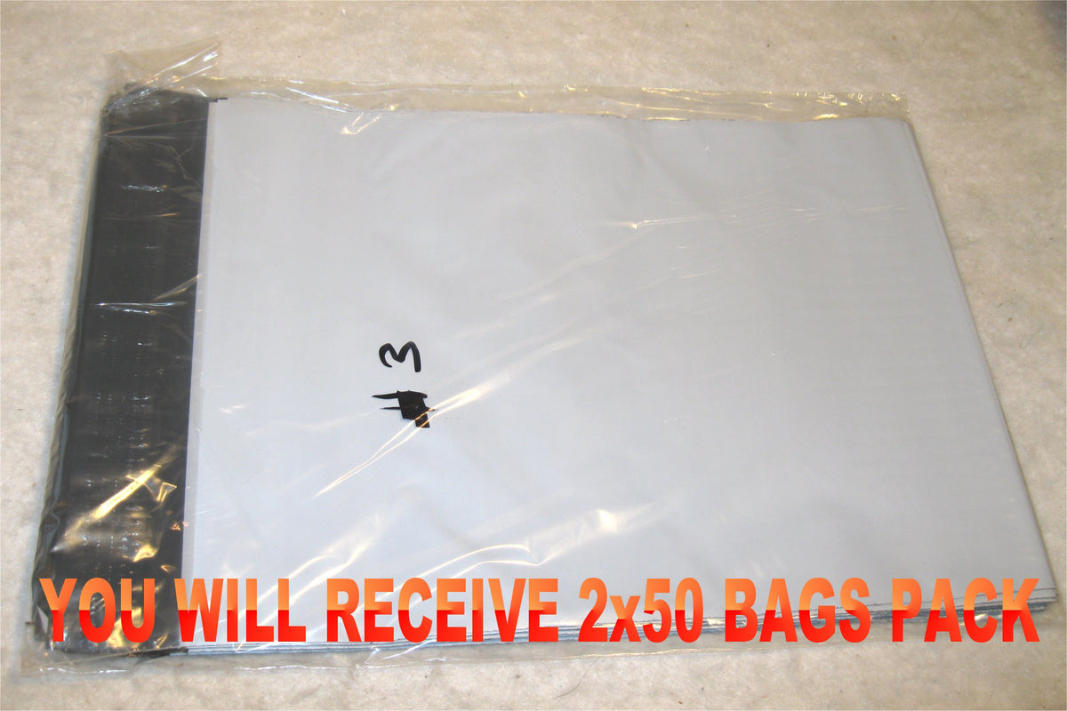9x12 White Poly 2mil Plastic Self Seal Mailer Bag #3, Water Resistant - E&E Trading