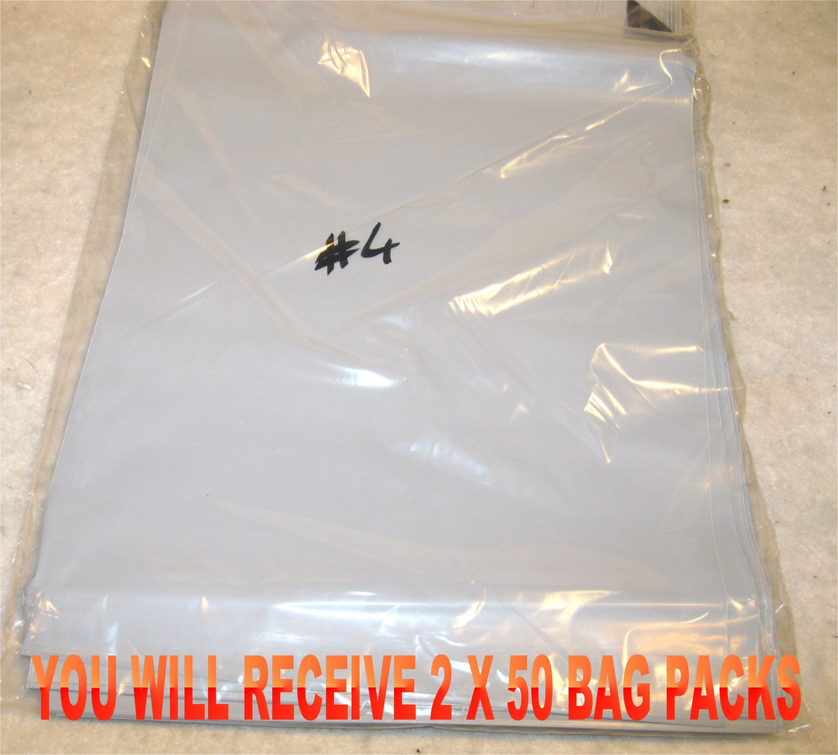 10x13 White Poly 2mil Plastic Self Seal Mailer Bag #4, Water Resistant - E&E Trading