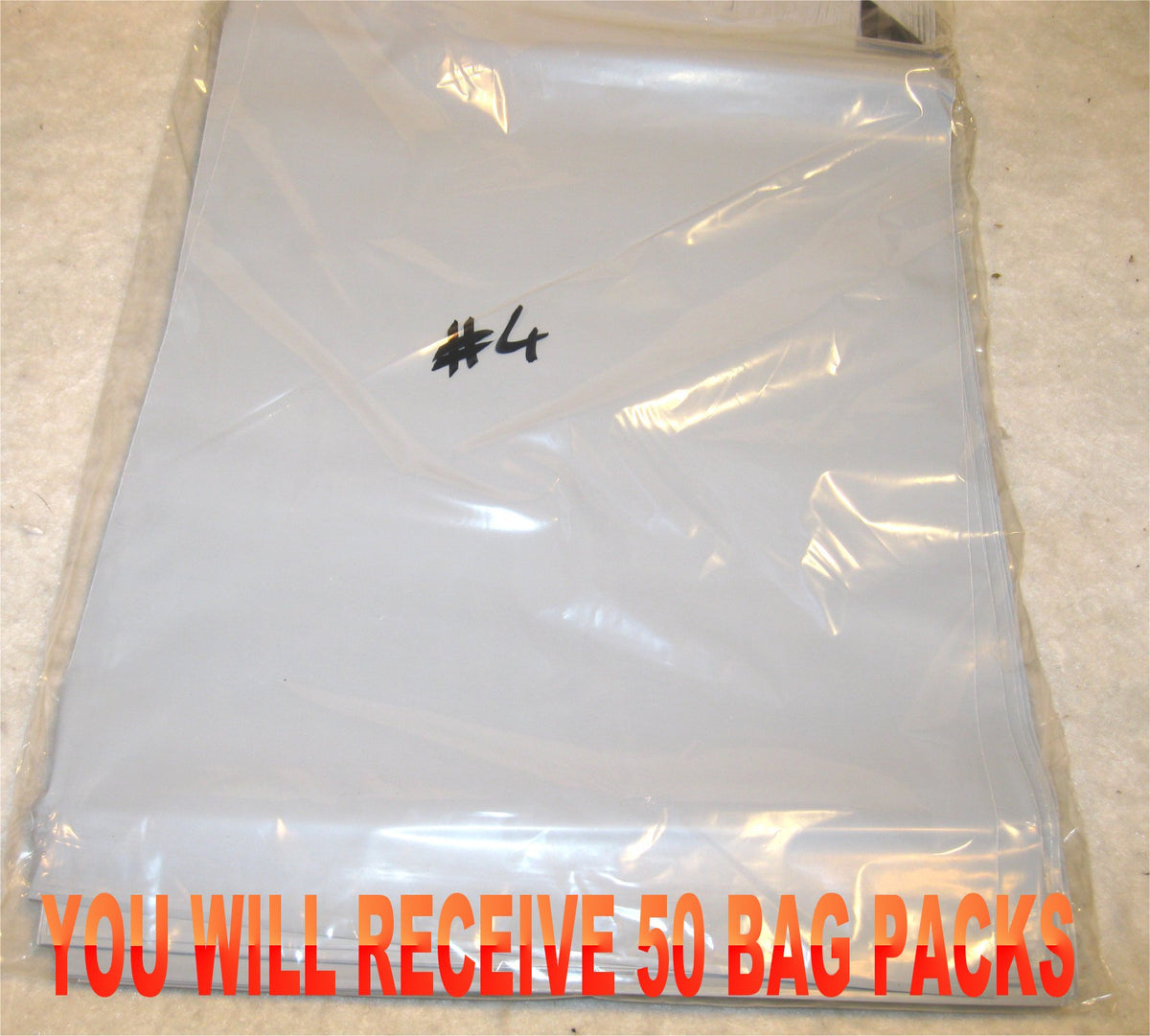 10x13 White Poly 2mil Plastic Self Seal Mailer Bag #4, Water Resistant - E&E Trading