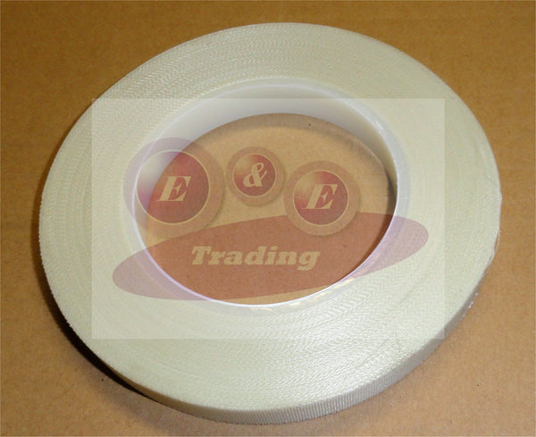 M19166, 0.010" 1/2"W, Glass cloth tape with adhesive - E&E Trading