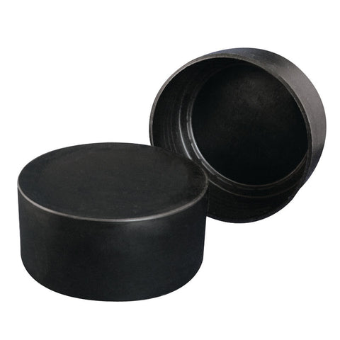 NPS-1 Standard Size Pipe Cap - Inside Diameter 33.4 mm | 1.315 in Inside Height 20.7 mm | .813 in Black - E&E Trading