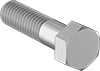 Low-Strength Steel Hex Head Screws, Partially Threaded, 91236A628 - E&E Trading