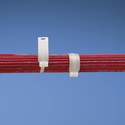 Panduit: SSM2S-C, SSM2S-D White Cable Tie (100ea/bag) - eandetrading.net